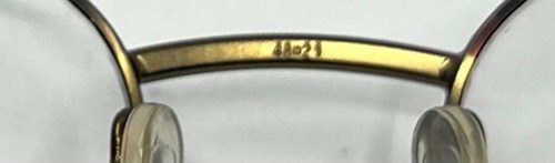 Occhiali da vista Givenchy Lunettes 1090 03 made in France 48-21-135 vintage fondo di magazzino - Foto 10 di 10