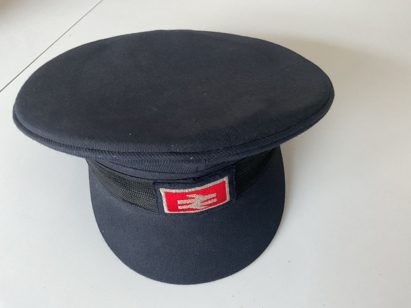 British Rail Peaked Cap Navy Blue Size 55  6 7/8 Vintage BR Railwayana Vtg 1992*