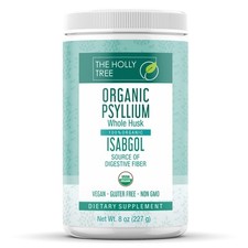 Psyllium Husk Powder Organic 8 oz - Isabgol - Whole Psyllium Husk Fiber for D...