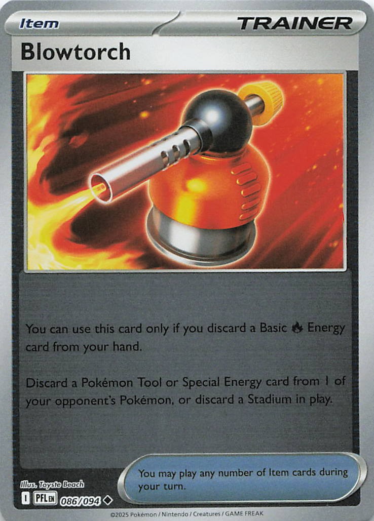 Blowtorch Uncommon ME02: Phantasmal Flames 086/094 NM