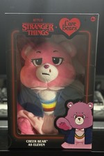 Netflix - Care Bears x Stranger Things Cheer Bear as Eleven, 12 Inch Plush