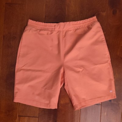 Kenneth Cole Active Shorts Lightweight Water Resistant Stretch Sze M Orange 