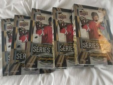 5 2023/24 UPPER DECK SERIES 2 HOCKEY HOBBY BOX Look For Connor Bedard Young Gun