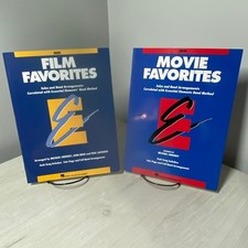 Lot of 2 Hal Leonard Oboe Sheet Music Essential Elements Film Movie Favorites