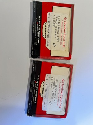 Inserts 1-12 100 Series 15 Hook 20 Chamfer 5/8 blank 