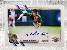 Michael McAvene 2021 Topps 1st Pro Debut Auto Card #PD-108 Eugene Emeralds/Cubs