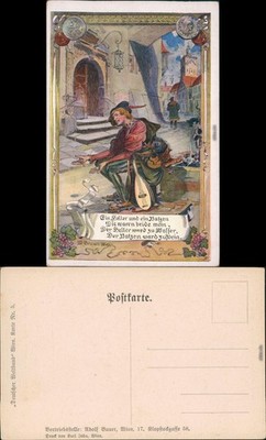 Postcard A Heller and a Balzen - Artist Card 1917