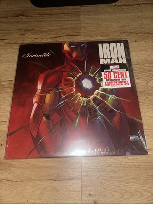 50 Cent Get Rich Or Die Tryin' 2LP  Red Translucent  Iron Man Marvel Cover