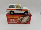 Lesney Matchbox Police Patrol Range Rover No 20 Rolamatics J Box Yellow Light