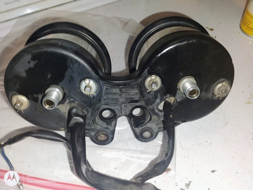 1976 Yamaha DT 125 Speedometer And Tachometer With Backing Plate. Tested . - Picture 10 of 10