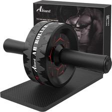 Ab Roller Wheel, Abs Workout Equipment for Abdominal  Core Strength Training, H
