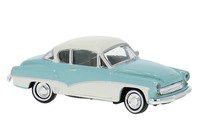 Brekina 27161 Ifa Wartburg 311 Coupe, Hellblau/Weiss, Bj.1959, 1:87, Neu