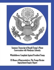 US House of Represen - Summary Transcript of Donald Trump's Phone Conv - X555z