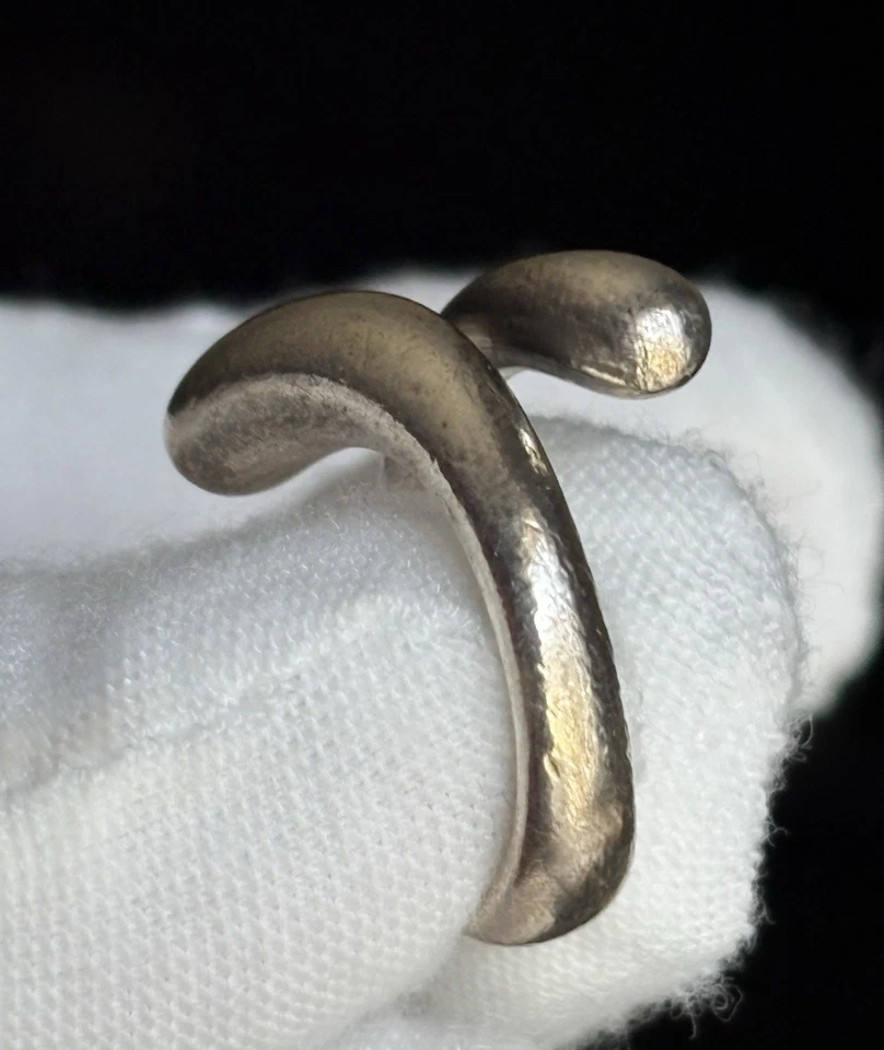 Серебряное кольцо Tiffany & Co Elsa Peretti Tear Drop размер 5 Испания 925 - Изображение 2 из 4