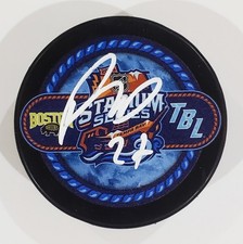 RYAN MCDONAGH SIGNED TAMPA BAY LIGHTNING STADIUM SERIES HOCKEY PUCK NHL W/LOA
