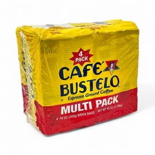 Cafe Bustelo Espresso Ground Coffee Multi Pack - Dark Roast 10oz 4-Pack 40oz-Net
