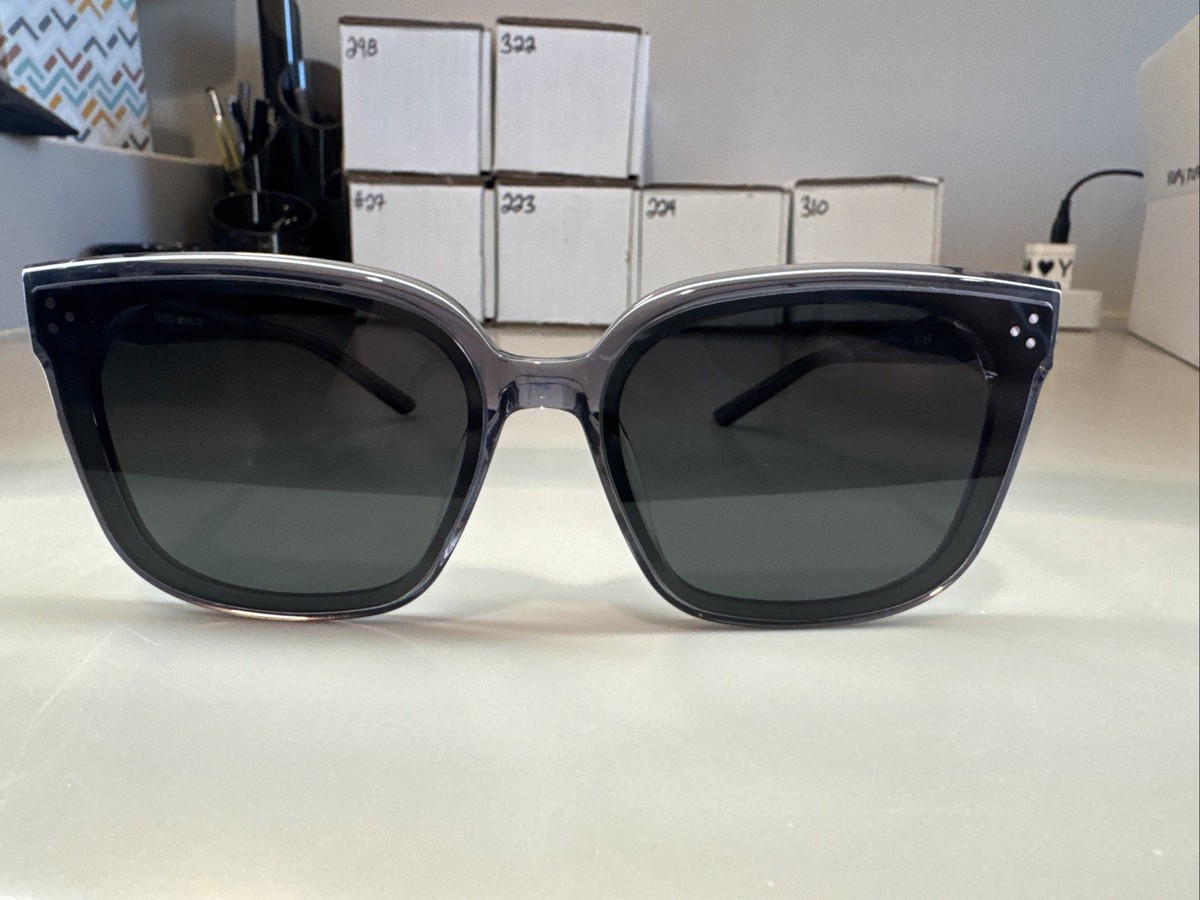 Gentle Monster DEAR G1 Grey Frame + Black Zeiss Lens Sunglasses