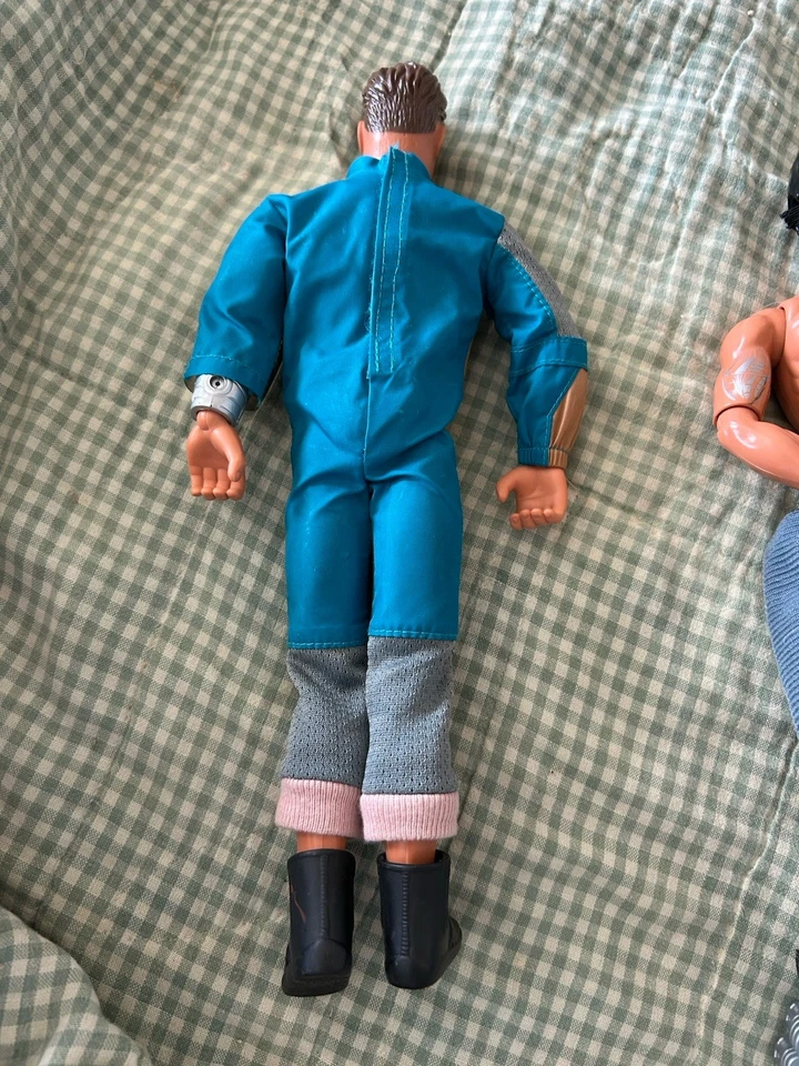 "Colección de 4 figuras de acción articuladas de acero vintage de 12"" de GI Joe y Max" Foto 4 de 4