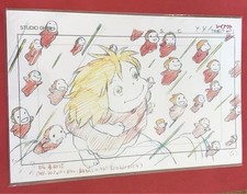 Studio Ghibli PONYO Replica Original Picture Art Cel Layout limited Miyazaki