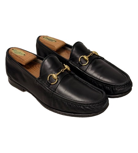 Gucci 1953 Horsebit Loafers 8 (US) Black Size 7 Good Condition Authentic
