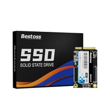 MSATA SSD 256GB, Mini Size, 3D NAND Low Power Consumption, SATA III, 256.0 GB