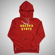 Nike Golden State Warriors City Edition Hoodie Men  s Size Small FZ0484-657 Red