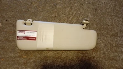 Fiat 500 Ivory Passenger & Driver Side Sun Visors with clips - Image 1 of 4