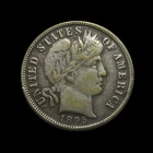 1895-O Barber Dime, Better Date New Orleans Mint Issue, Excellent Condition!