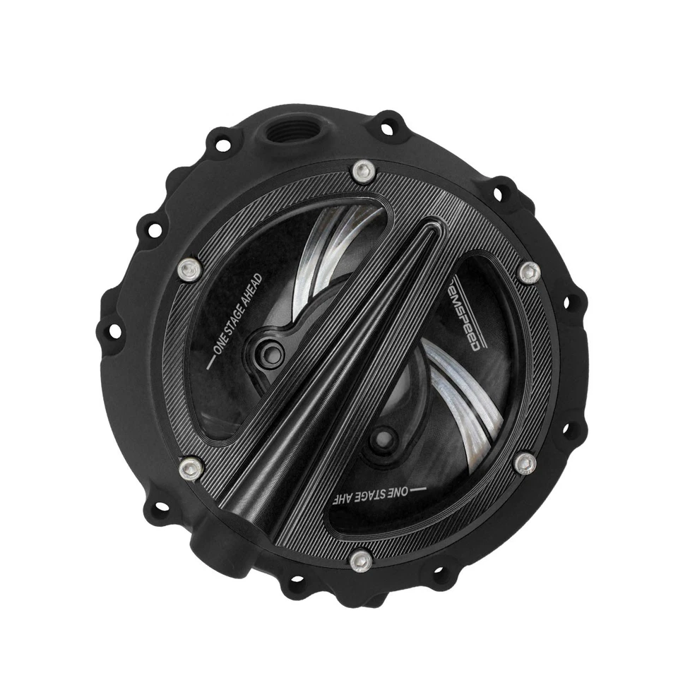 Protector de cubierta de embrague de motor transparente de aluminio CNC para BMW S1000RR 2020 2021 Foto 2 de 4