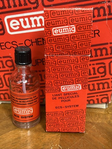 Empalmadora de quimioterapia Eumig Z01 Super 8 de colección en caja con botella de agente de encuadernación de película - Imagen 9 de 11