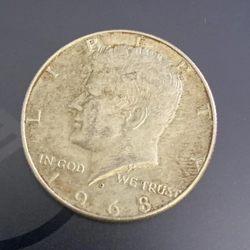 1968 D Kennedy Half Dollar AU