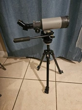 Celestron Rich Field 80 Scope, And Bogen Tripod