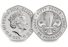 Girl Guides/ Scouts Circulated 50p Coins special edition