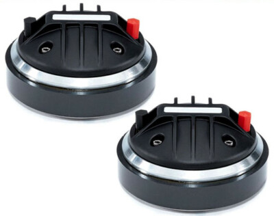 2x B&C DE250TN 1'' Titanium Compression Driver 8-Ohm 2/3-Bolt 120W ( DRV250TN8M )