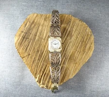 Chaika Ladies Vintage USSR Openwork Beautiful Filigree Watch Serviced