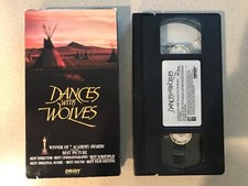Dances with Wolves VHS, 1990 Kevin Costner, Mary McDonnell