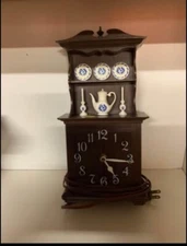 Spartus Electric China Hutch Clock Mid Century Modern