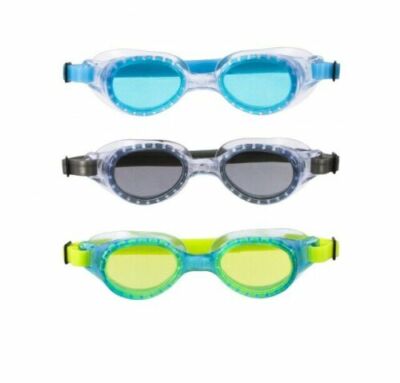 Dolfino Youth 3-Pack Swim Goggles, Colors: Smoke, Lime