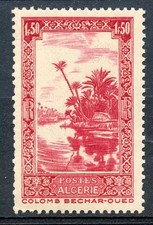TIMBRE ALGERIE NEUF N° 174 ** OUED A COLOMB BECHARD AVEC LE RF