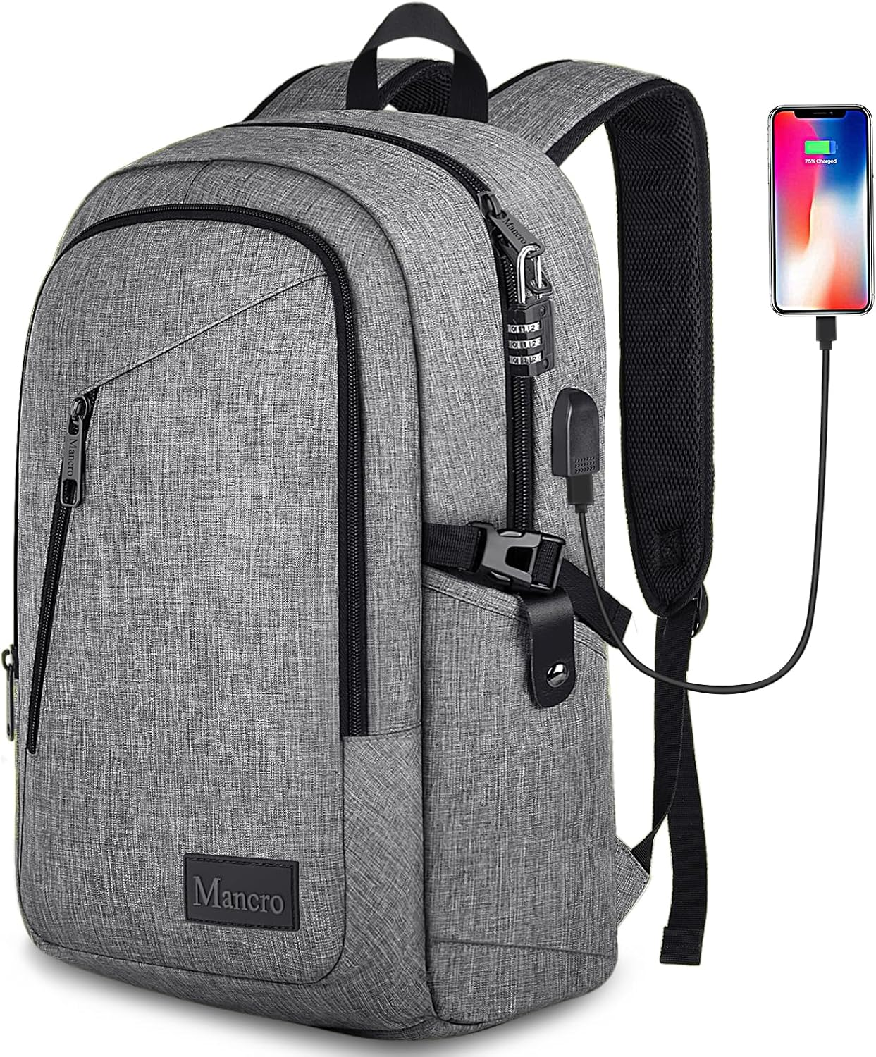 Anti-Theft Laptop Backpack for Men – Travel & Business Essentials-image