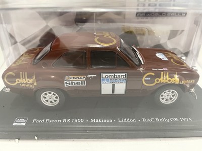 Modèle Réduit Ford Escort RS 1600 Rallye RAC 1974 - Échelle 1:24, Ixo Salvat, Neuf