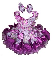 Jenniferwu Toddler Pageant Princess Dress Handmade Beaded Dresses