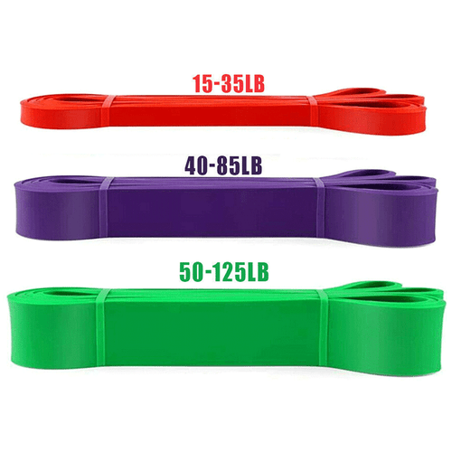 Heavy Duty Resistance Band SET POWER Loop Exercise Yoga Gym Fitness Workout Band - Picture 23 of 26