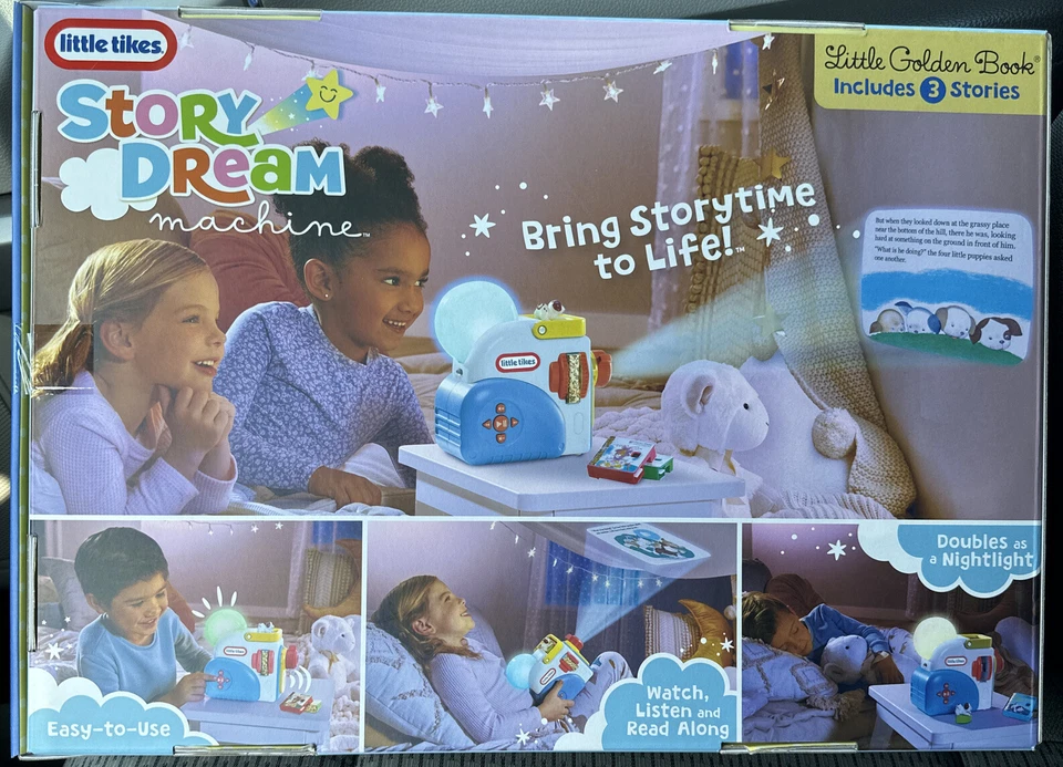 Little Tikes Story Dream Machine Starter Set Storytime Little Golden Books NEW - Image 2 of 3
