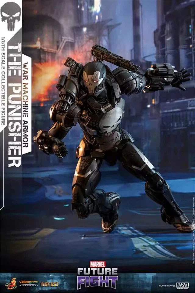 Figura de acción modelo Hot Toys VGM33D28 1/6 Future Fight The Punisher War Machine Foto 3 de 4