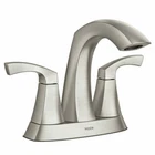 Moen 84506SRN Lindor Bathroom Faucet Spot Resist Nickel 2 Handle High Arc