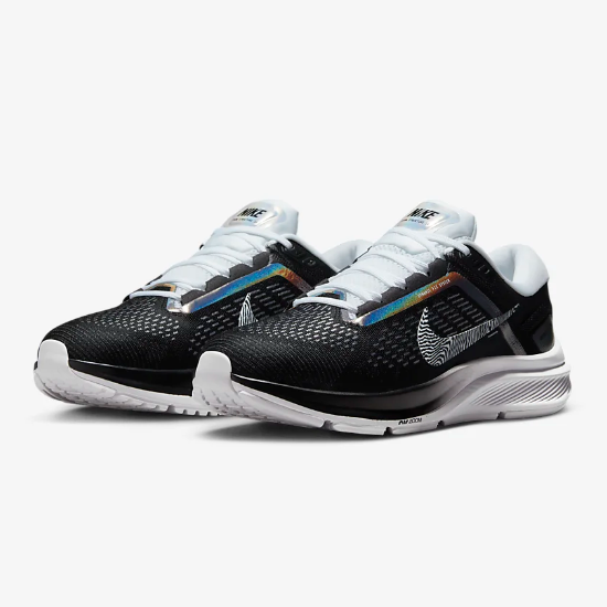 Nike Women's Structure 24 PRM Shoes 'Black Zebra Iridescent