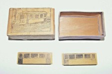 Alte Stra&szlig;enbahn U-Bahn Triebwagen sehr alt Seiffen Streichholzschachtel unv.