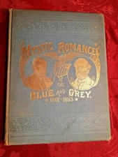 1883 Mystic Romances of the BLUE & THE GREY by Alexander C. Branscom, Civil War