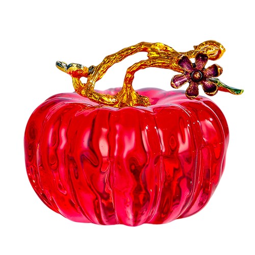 Mundgeblasene Glas Kürbis Figur Glas Kürbisse zum Dekorieren Ornament - Bild 13 von 20